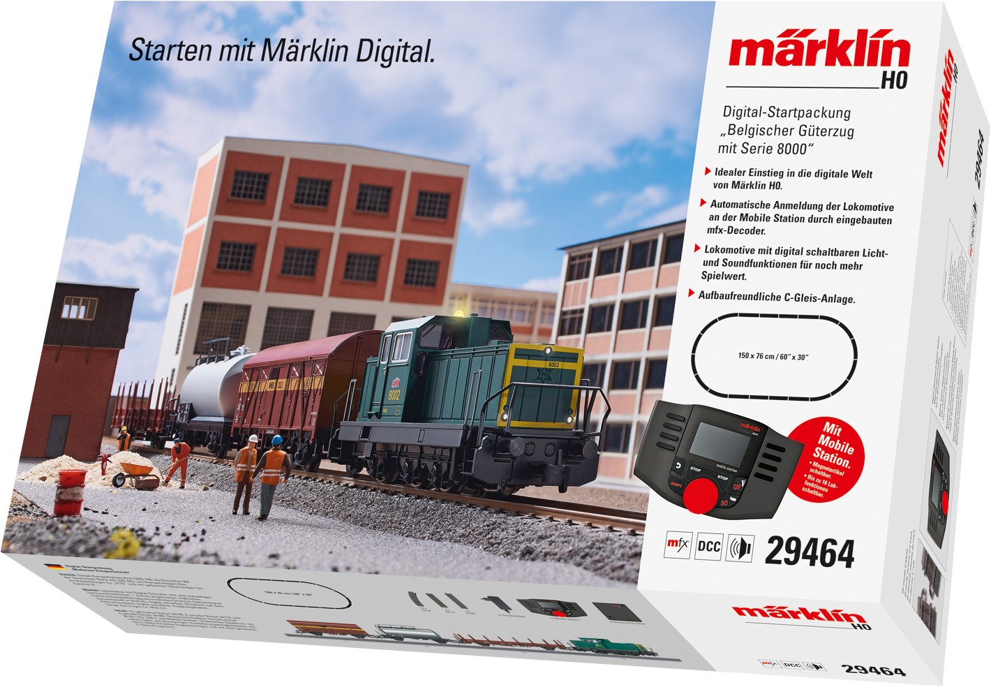 Märklin 29464 H0 Digitale startset "Belgische met serie 8000" NMBS | MARNAN.eu
