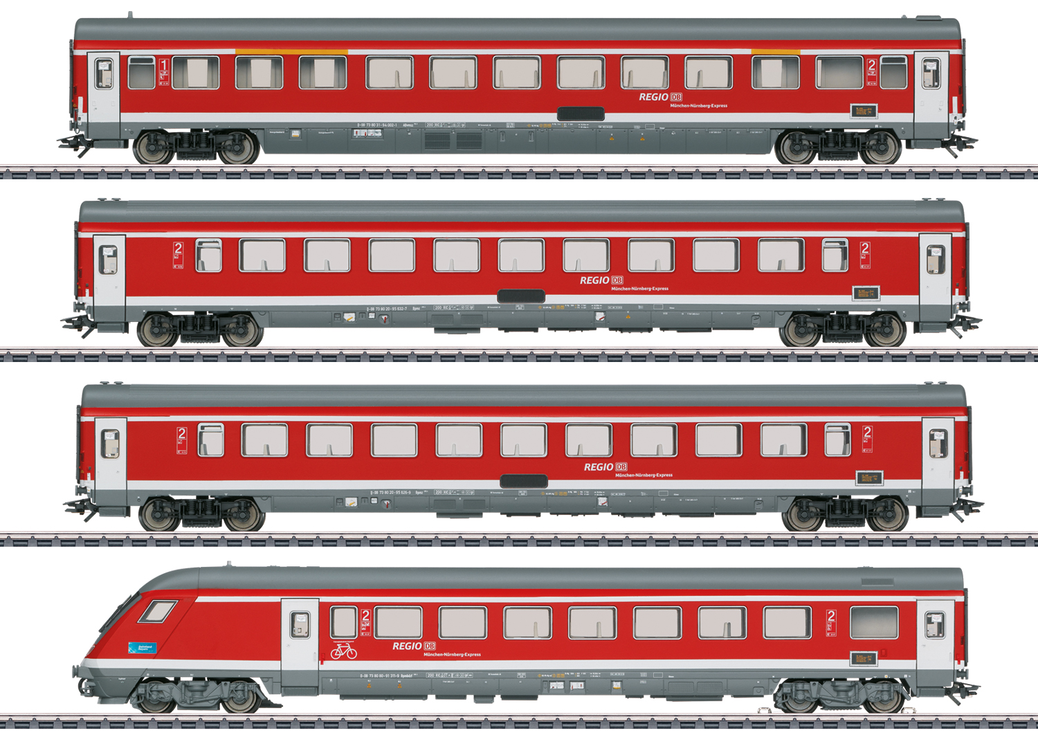 Märklin 42988 H0 Set DB personenrijtuigen 1 "München-Neurenberg-Express"