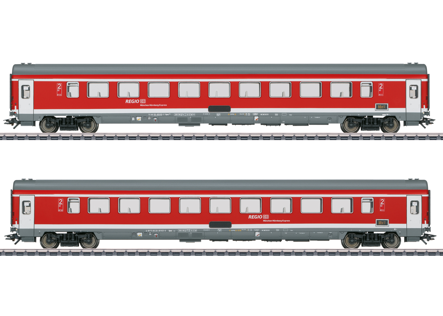 Märklin 42989 H0 Set DB personenrijtuigen 2 "München-Neurenberg-Express"