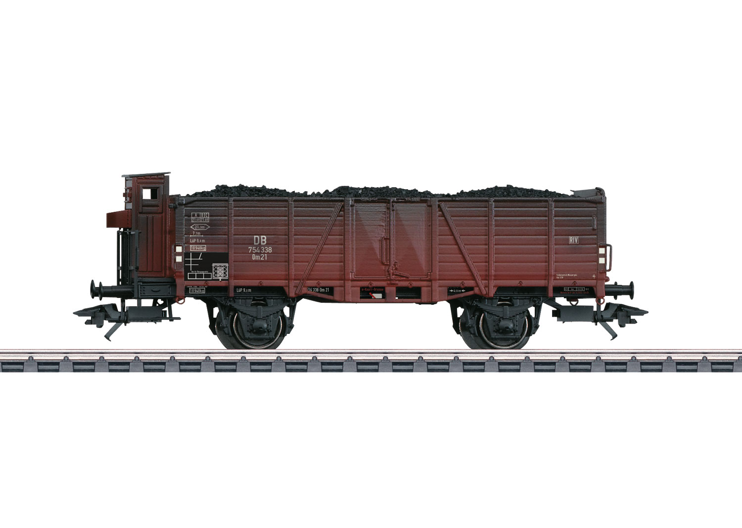 Märklin 46027 H0 DB open hogeboordwagen Om 21 (Königsberg)