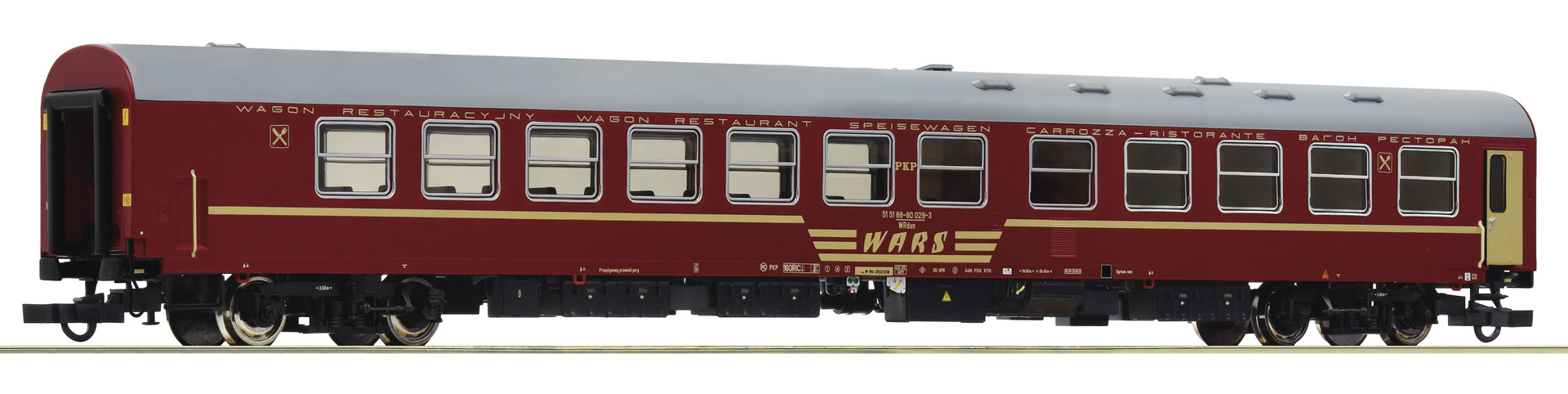 Roco 74811 H0 PKP restauratierijtuig type WRdun