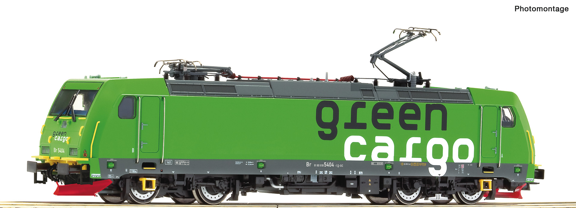 Roco 73178 H0 Green Cargo elektrische locomotief BR 185.2, DC dss