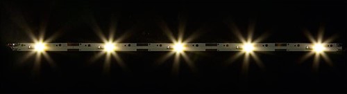 Faller 180654 Lichtstrips met LED verlichting, warm wit, 2 stuks