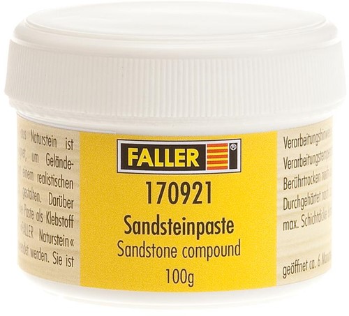 Faller 170921 Natuursteen, Steenpasta, granietgrijs, 100 gram
