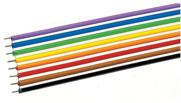 Roco 10628 8-polige platte kabel, 10 meter