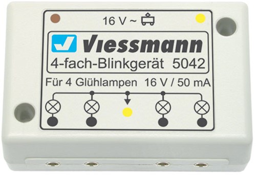 Viessmann 5042 Knipperlicht elektronica gloeilampen