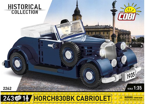 Cobi 2262 HC WWII 1935 Horch 830 Cabriolet / schaal 1:35