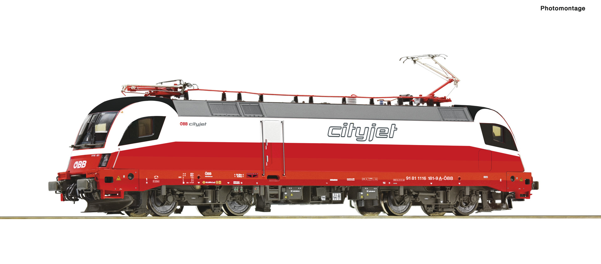 Roco 7520024 H0 ÖBB elektrische locomotief BR 1116 'Cityjet', AC sound