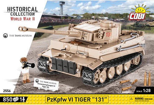 Cobi 2556 HC WWII /2556/ Panzerkampfwagen VI Tiger 131 Tank / schaal 1:28