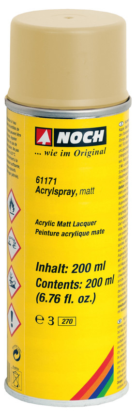 Noch 61171 Acrylspray mat ivoor, 200 ml