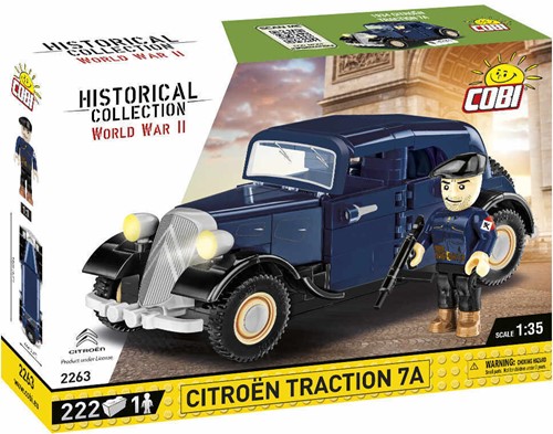 Cobi 2263 HC WWII 1934 Citroën Traction 7A / schaal 1:35