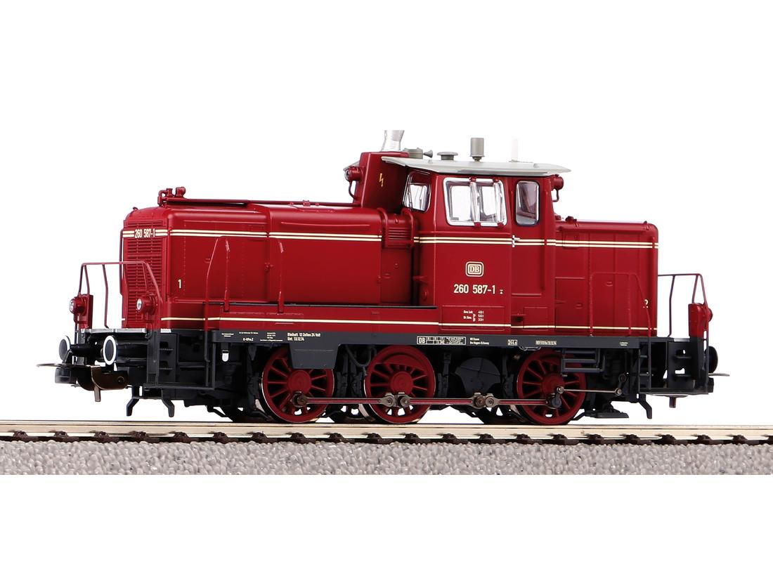 Piko 55907 H0 DB dieselloc BR 260 rood, AC sound