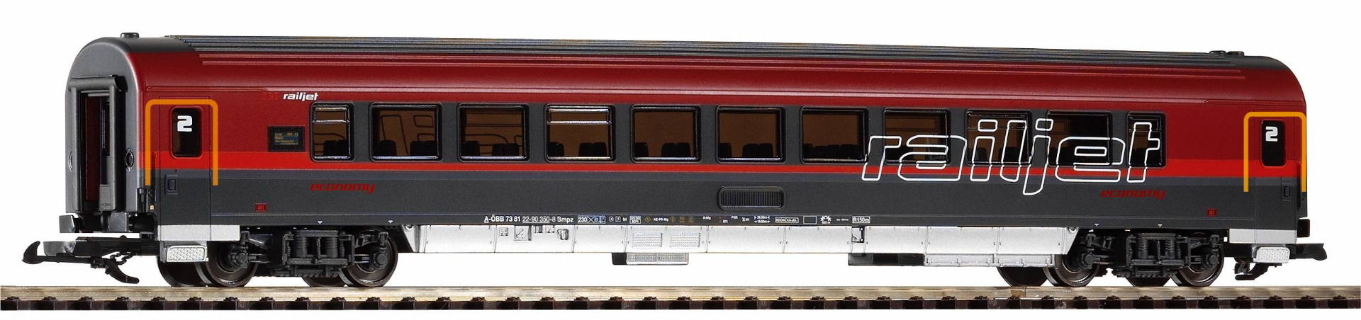 Piko 37665 G ÖBB RailJet-rijtuig 2e klas