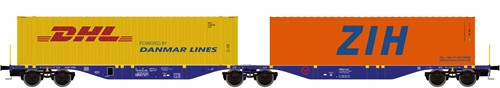 Mehano 90663 H0 Containerwagen Sggmrss 90' CBR