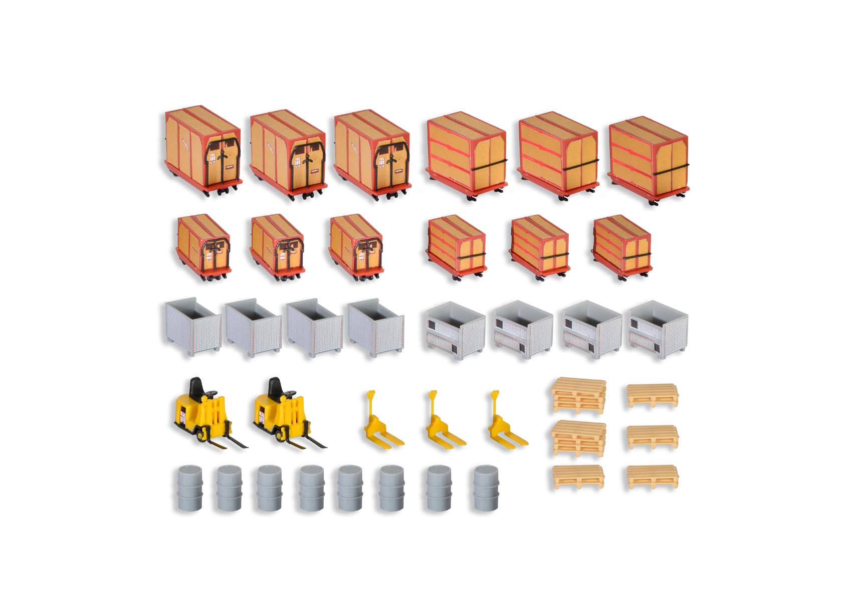 Kibri 38647 H0 Minicontainers en laadgoederen