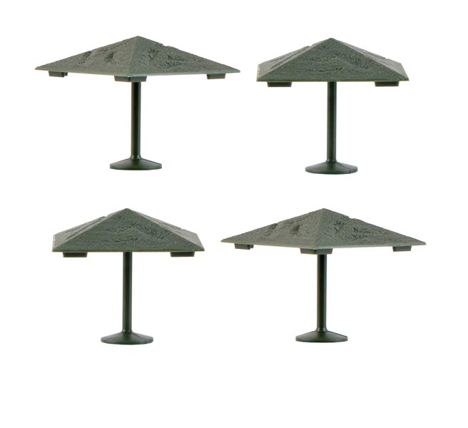 Vollmer 47665 N Terras zonneschermen, 4 stuks