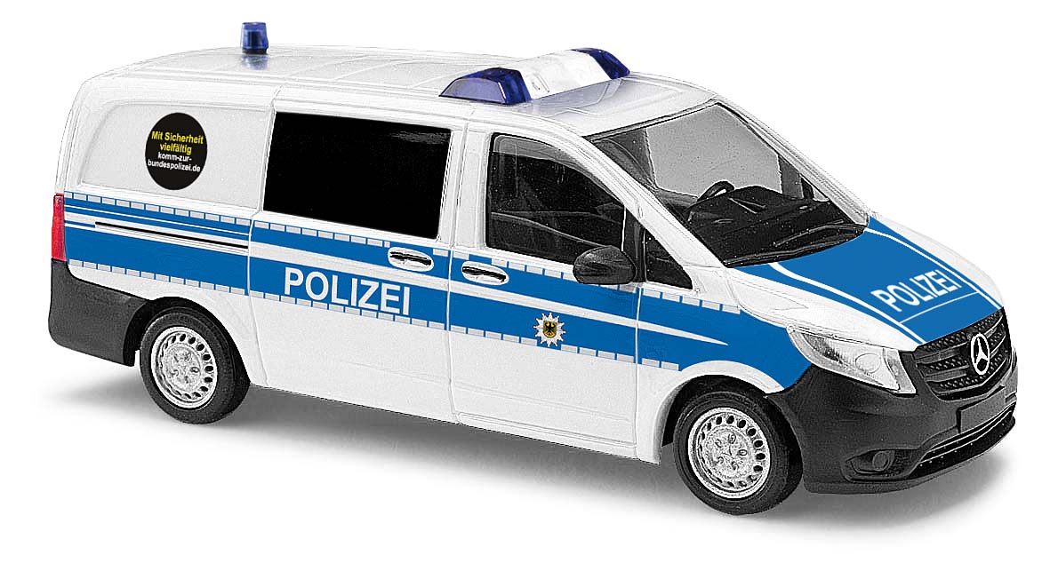 Busch 51144 H0 Mercedes-Benz Vito, Bundespolizei