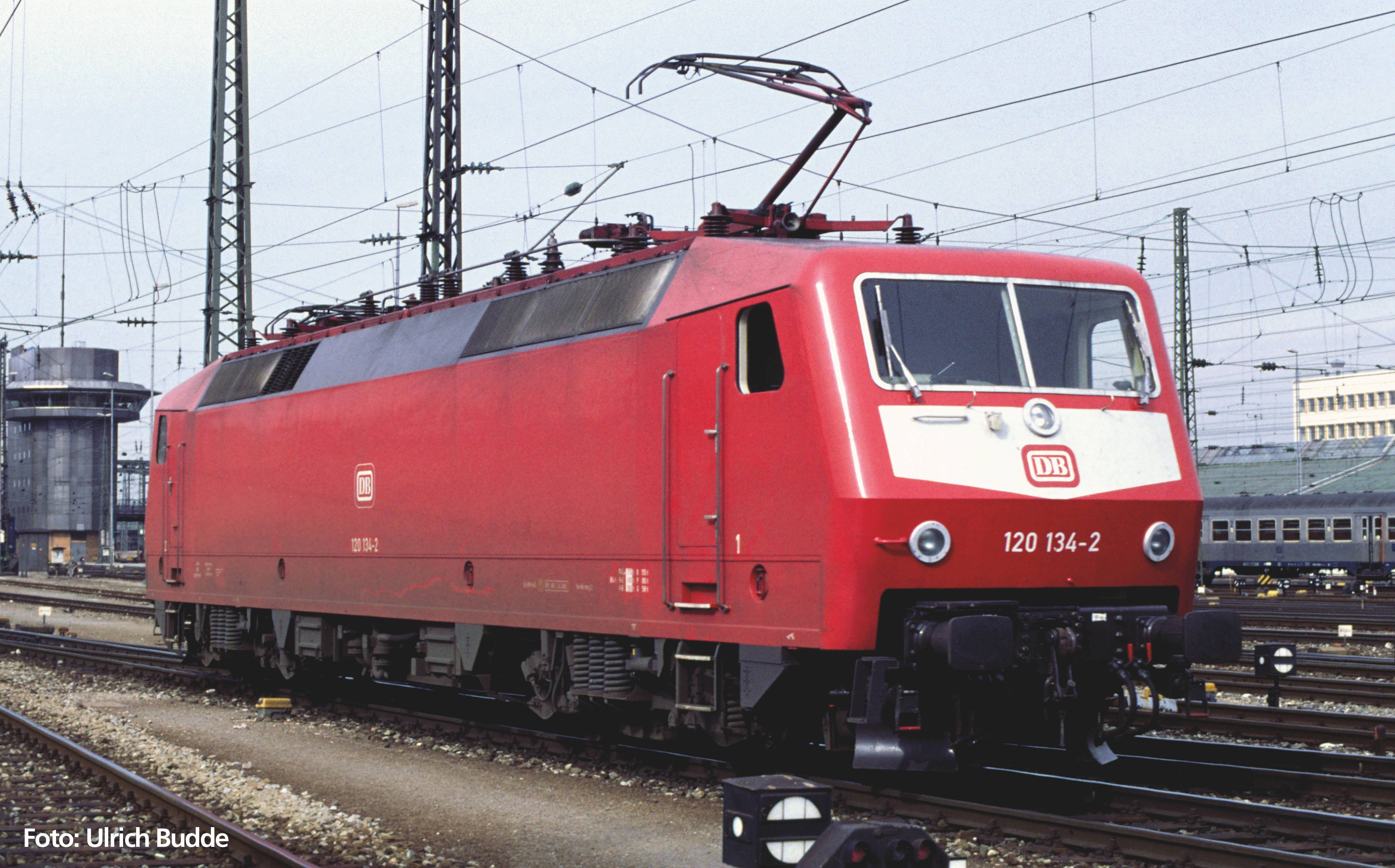 Piko 51936 H0 Elektrische locomotief/Sound BR 120 DB IV + PluX22 Dec.