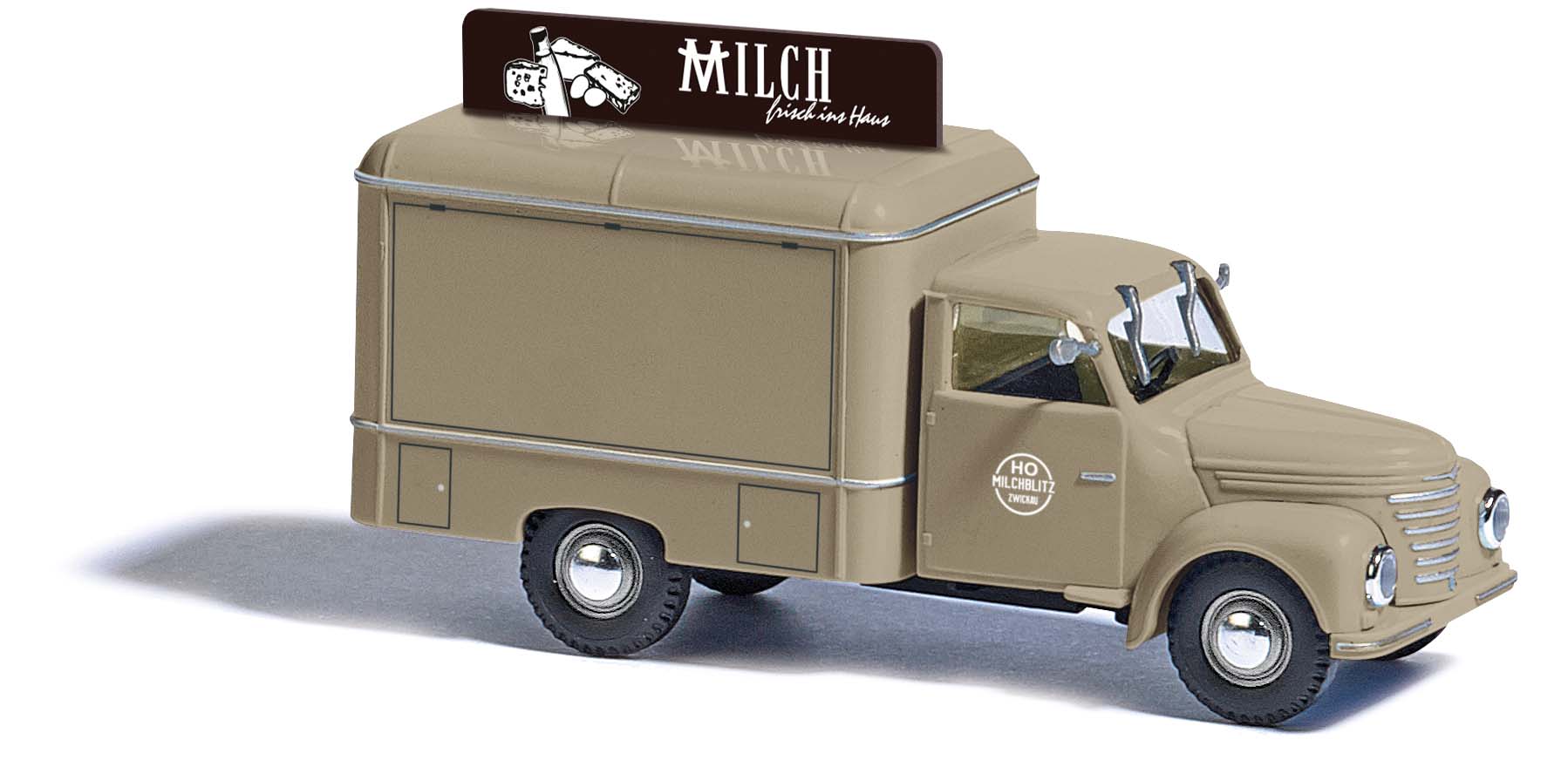Busch - Framo V901/2 Kofferwagen Milch Zwickau 1954 (3/21) * - BA52013 - modelbouwsets, hobbybouwspeelgoed voor kinderen, modelverf en accessoires