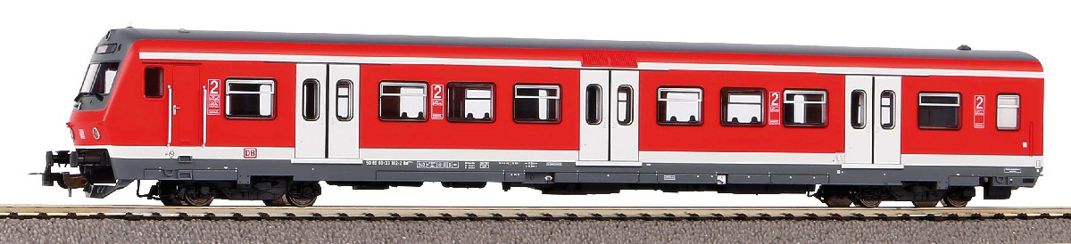 Piko 58507 H0 DB S-Bahn stuurstandrijtuig 2e klas X-Wagen rood, AC