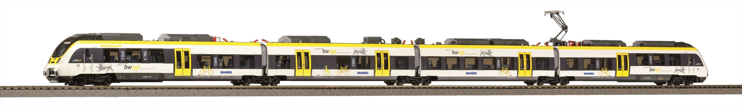 Piko 59514 H0 4-Tlg. Elektrotriebzug/Sound BR 442 Bwegt SWEG VI + Dec. 8pol.