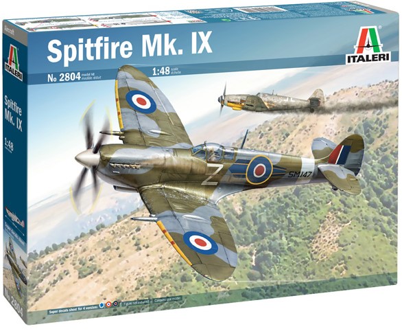 Nederigheid Clam waarschijnlijkheid Italeri 2804 1:48 Spitfire Mk. IX | MARNAN.eu