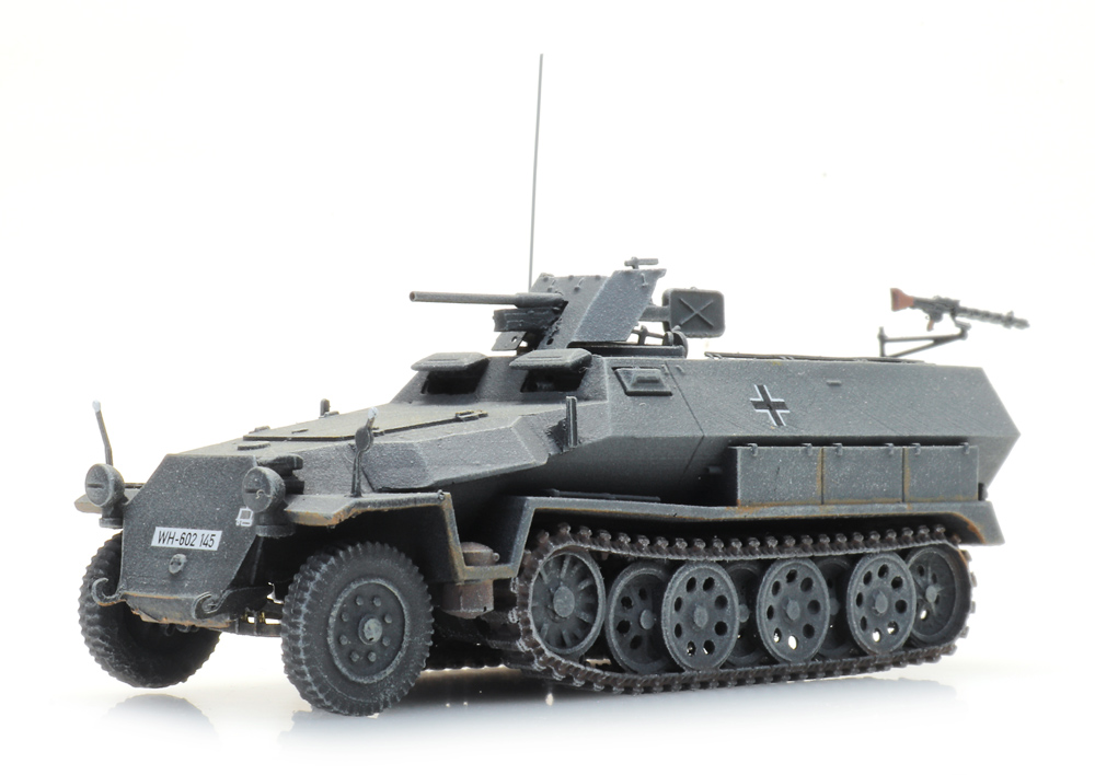 Artitec 6870525 H0 WM Sd.Kfz. 251/10 Ausf. C, 3.7cm Pak, grau