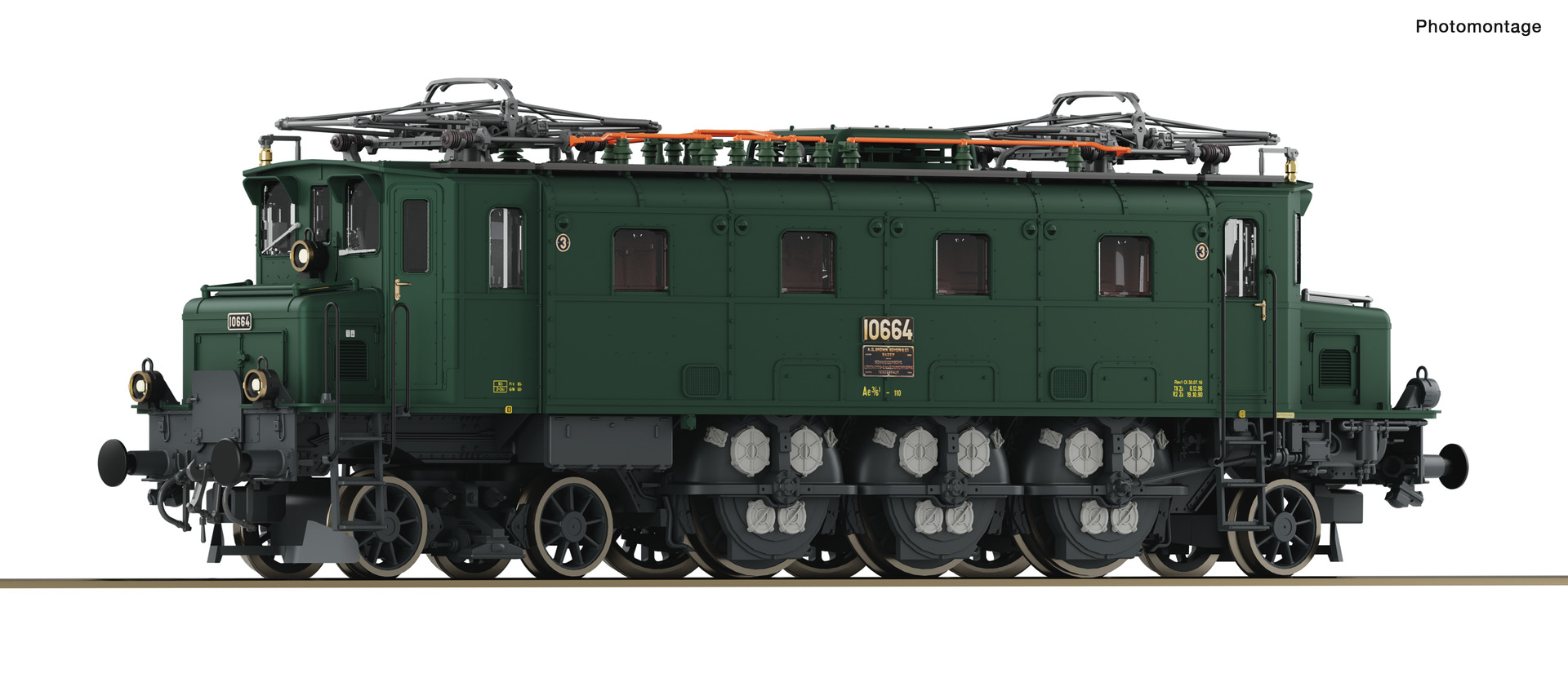 Roco 70091 H0 Elektrische locomotief Ae 3/6 10664 SBB