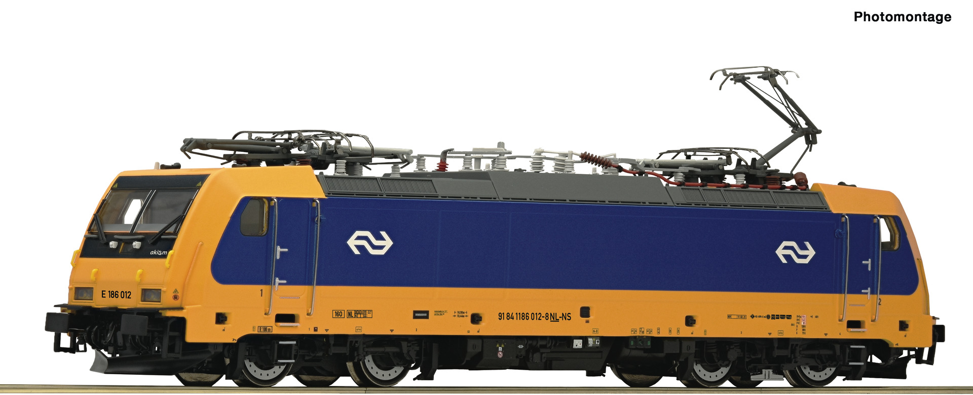 Roco 70654 H0 NS elektrische locomotief E 186 012, DC sound