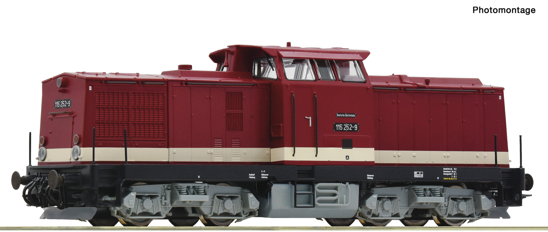 Roco 70816 H0 DR diesellocomotief BR 115, DC sound