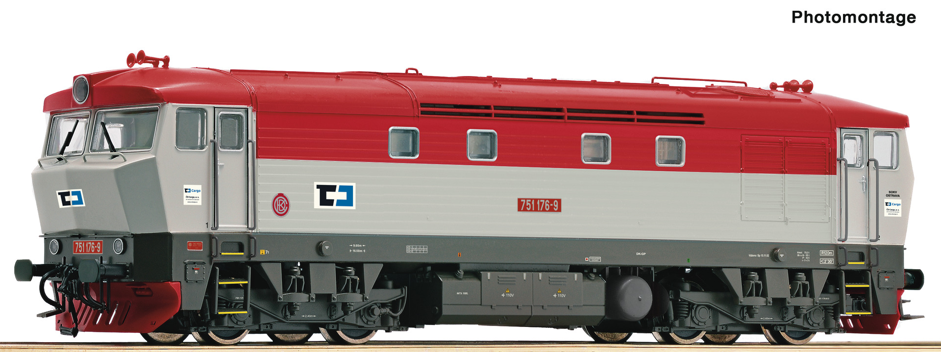 Roco 70927 H0 Diesellocomotief Rh 751 CD Cargo Snd.