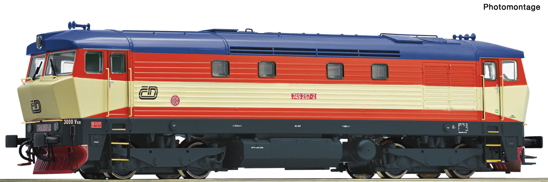 Roco 7310008 H0 Diesellocomotief 749 257 CD Snd.