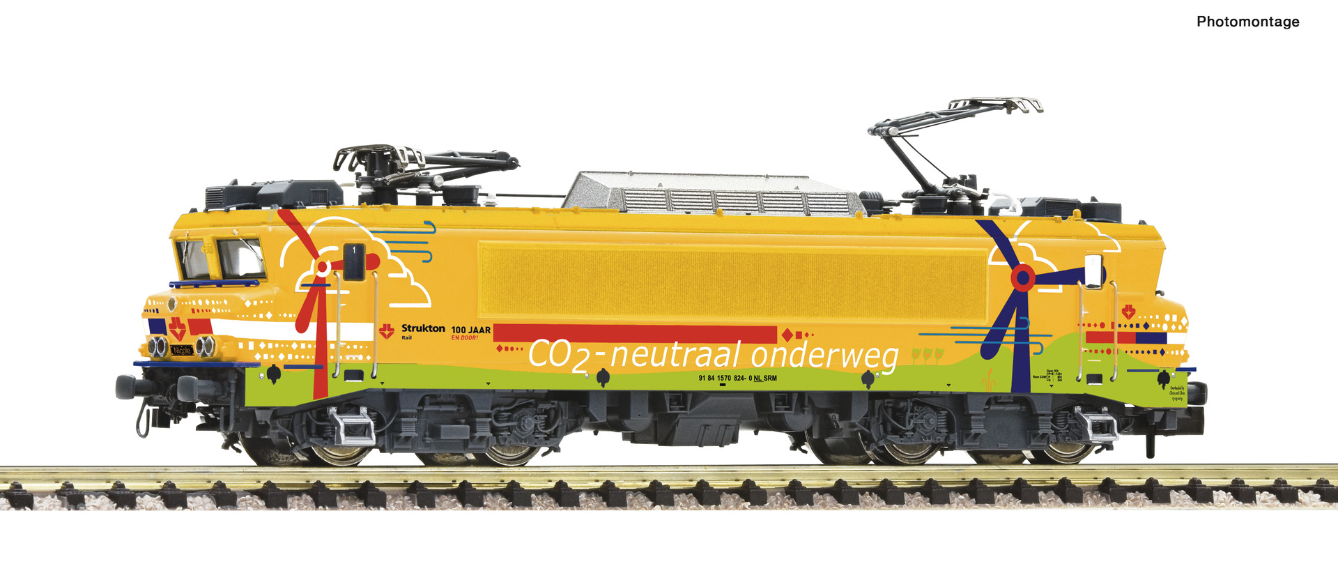 Fleischmann 732176 N Strukton Rail elektrische locomotief Nicole, sound