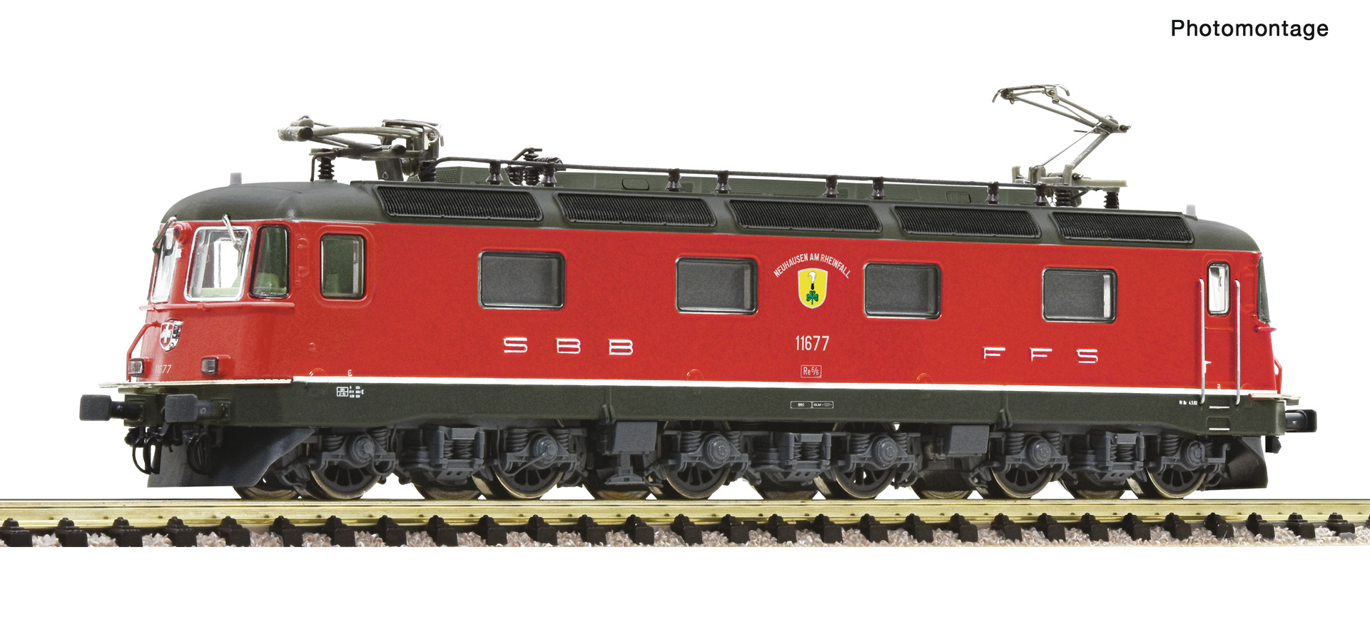 Fleischmann 734122 N Elektrische locomotief Re 6/6, rot