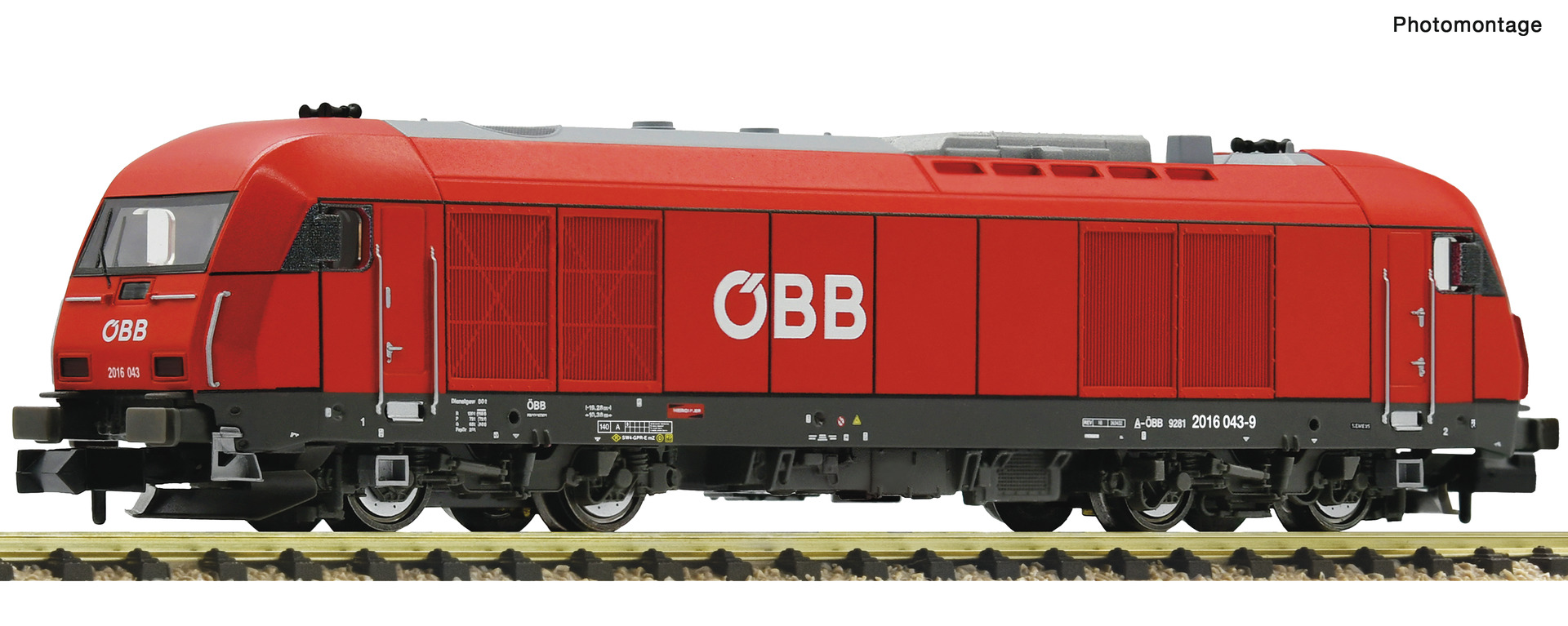 Fleischmann 7360012 N Diesellocomotief Rh 2016 ÖBB