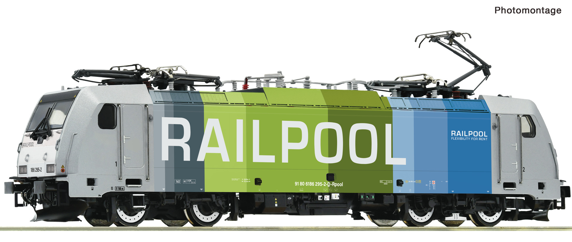 Roco 7520011 H0 Elektrische locomotief 186 295 Railpool AC-Snd.
