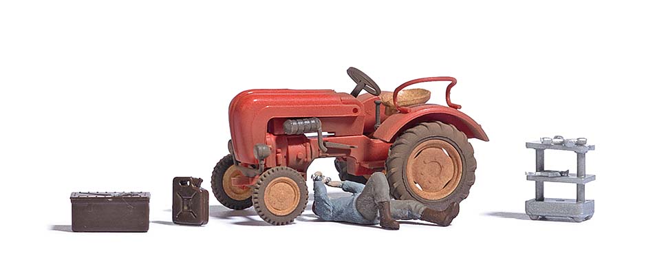 Busch - A-set: Traktorreparatur H0 (2/21) * - BU7937 - modelbouwsets, hobbybouwspeelgoed voor kinderen, modelverf en accessoires