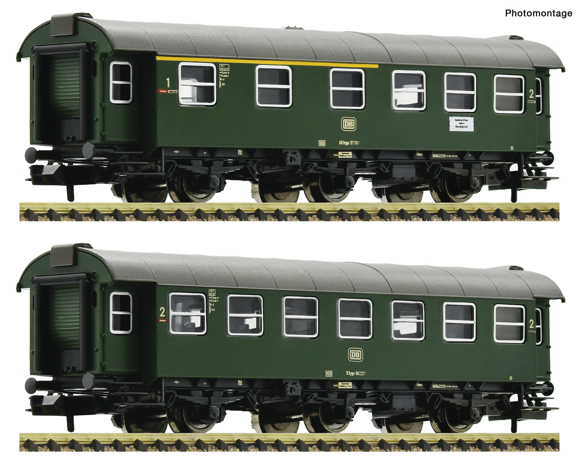 Fleischmann 809911 N 2er Set Umbauwagen DB