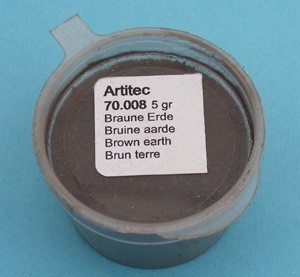 Artitec 70.008 Bruine aarde (modelbouwpoeder), 5 gram