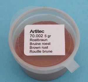 Artitec 70.002 Bruine roest (modelbouwpoeder), 5 gram