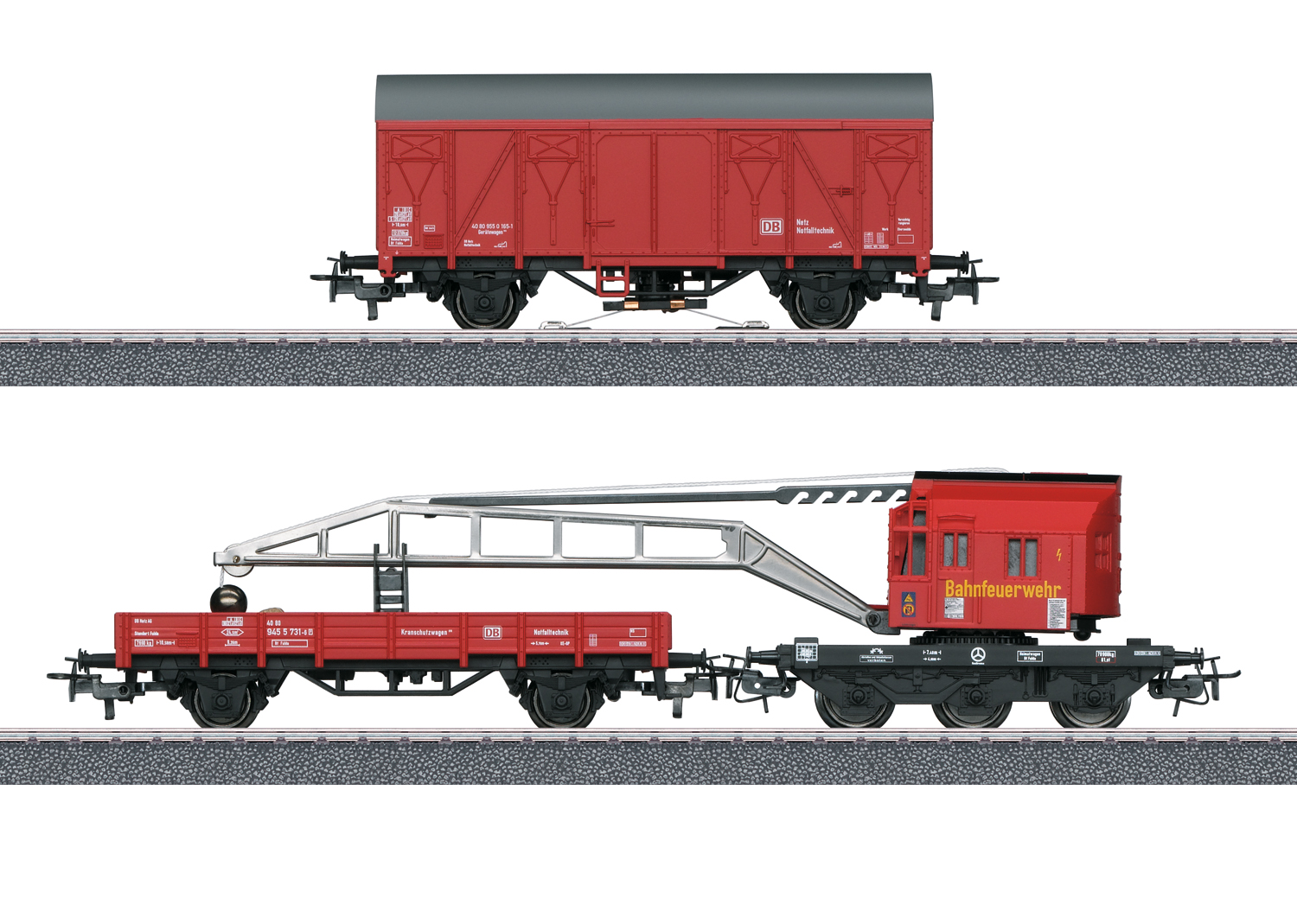 Märklin 44752 H0 Set brandweer-bergkraan