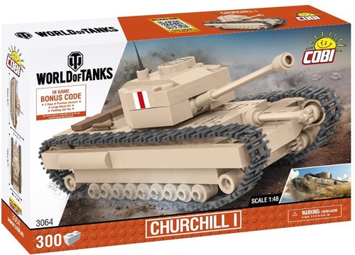 Cobi 3064 World of Tanks: Churchill 1 tank / schaal 1:48