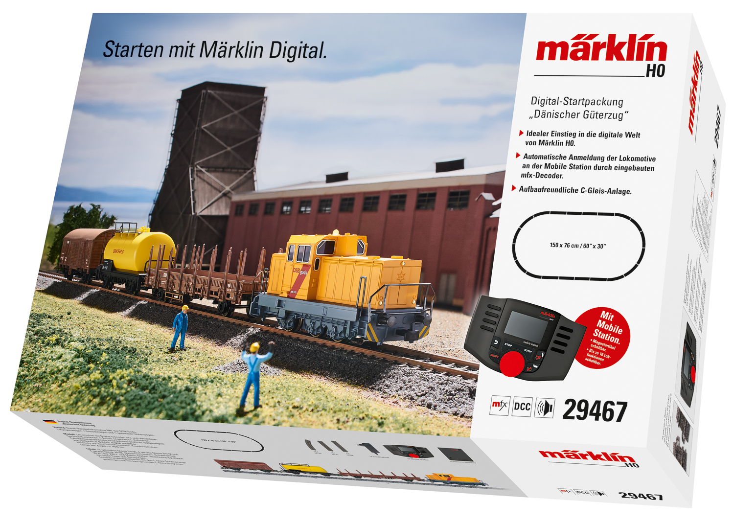 Märklin 29467 H0 Digitale startset 'Deense DSB goederentrein'
