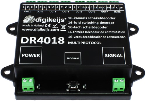 Digikeijs DR4018 Schakeldecoder met 16 uitgangen