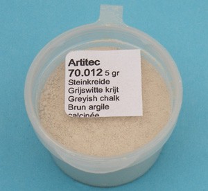 Artitec 70.012 Grijswitte krijt (modelbouwpoeder), 5 gram
