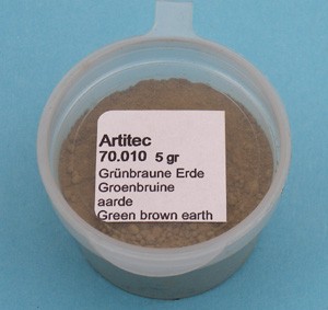 Artitec 70.010 Groenbruine aarde (modelbouwpoeder), 5 gram