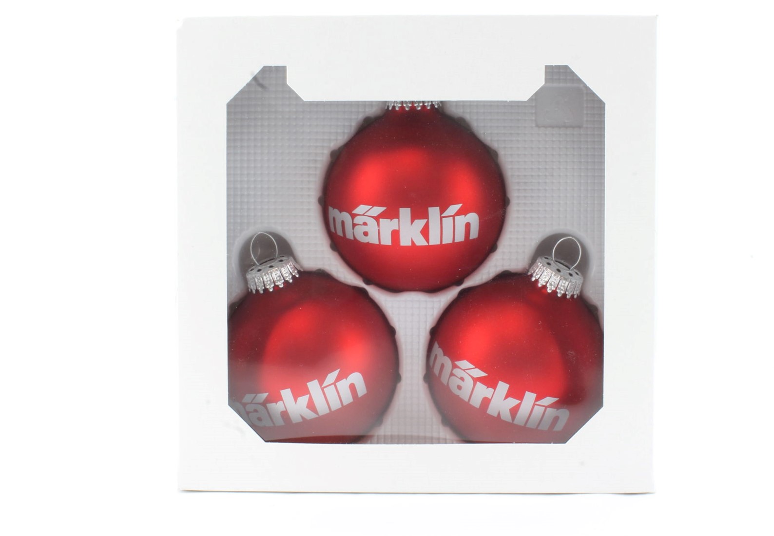 Atticus redactioneel trui Märklin 12427 grote rode kerstballen 3 stuks | MARNAN.eu