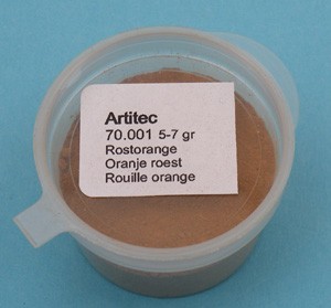 Artitec 70.001 Oranje roest (modelbouwpoeder), 5-7 gram