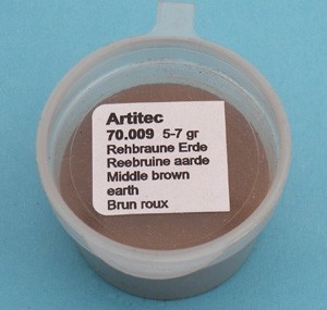 Artitec 70.009 Reebruine aarde (modelbouwpoeder), 5-7 gram