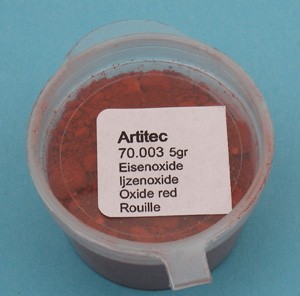 Artitec 70.003 Rode ijzeroxide (modelbouwpoeder), 5 gram